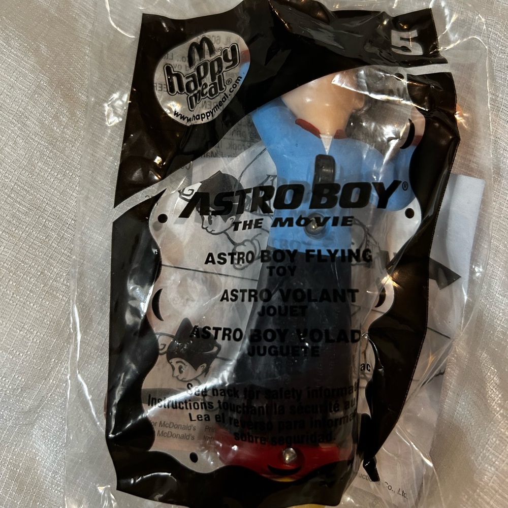 McDonalds Happy Meal toy, Astro Boy Flying action figure